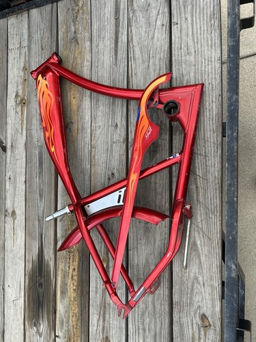 Chopper bicycle frame - bicycle,
