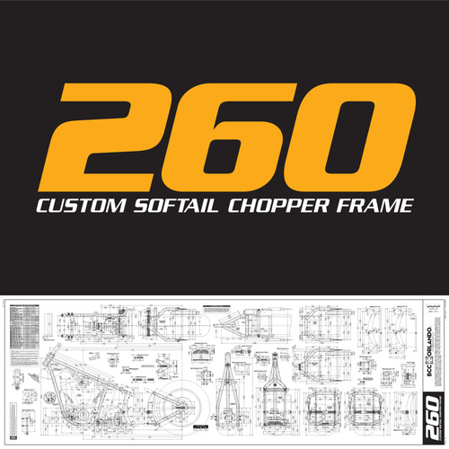 Custom chopper softail frame - custom,
