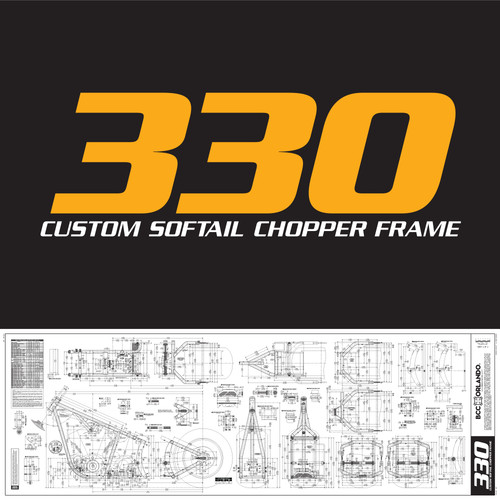 Custom chopper softail frame - custom,