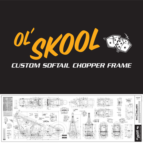 Custom chopper softail frame - custom,